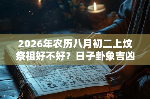 2026年农历八月初二上坟祭祖好不好？日子卦象吉凶？
