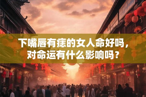 下嘴唇有痣的女人命好吗,对命运有什么影响吗? 下嘴唇有痣的女人命好吗,对命运有什么影响吗?