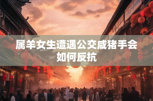 属羊女生遭遇公交咸猪手会如何反抗