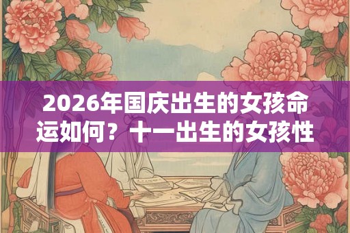 2026年国庆出生的女孩命运如何？十一出生的女孩性格好吗？