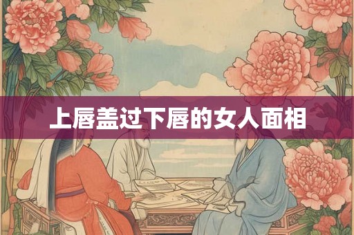上唇盖过下唇的女人面相