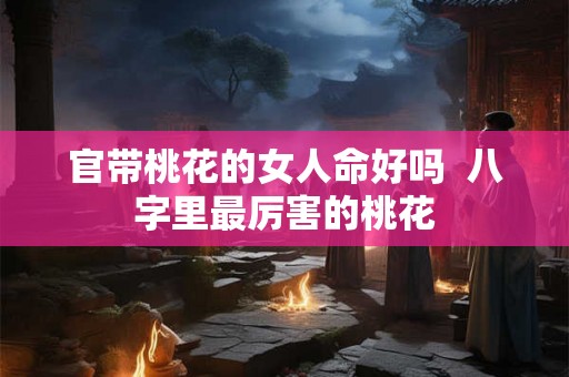 官带桃花的女人命好吗  八字里最厉害的桃花
