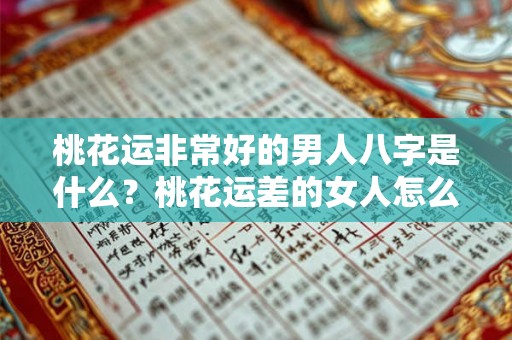 桃花运非常好的男人八字是什么？桃花运差的女人怎么办？