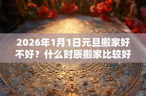 2026年1月1日元旦搬家好不好？什么时辰搬家比较好？
