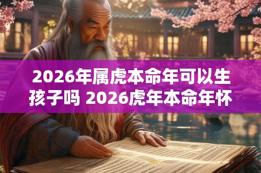 2026年属虎本命年可以生孩子吗 2026虎年本命年怀孕好吗