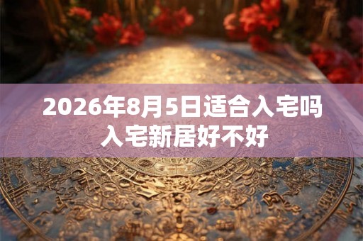 2026年8月5日适合入宅吗 入宅新居好不好 2026年8月5日适合入宅吗 入宅新居好不好