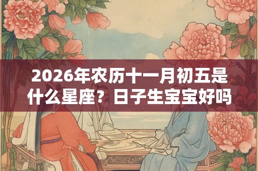 2026年农历十一月初五是什么星座？日子生宝宝好吗？