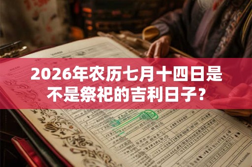 2026年农历七月十四日是不是祭祀的吉利日子？