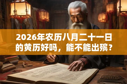 2026年农历八月二十一日的黄历好吗，能不能出殡？