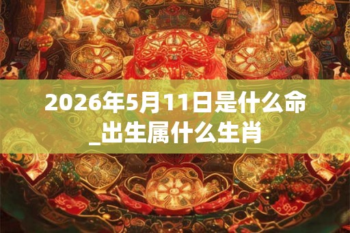 2026年5月11日是什么命_出生属什么生肖 2026年5月11日是什么命_出生属什么生肖