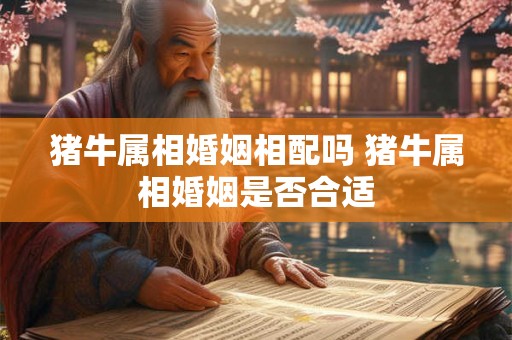 猪牛属相婚姻相配吗 猪牛属相婚姻是否合适