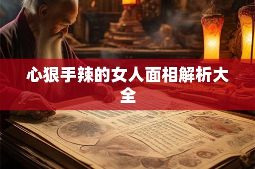 心狠手辣的女人面相解析大全