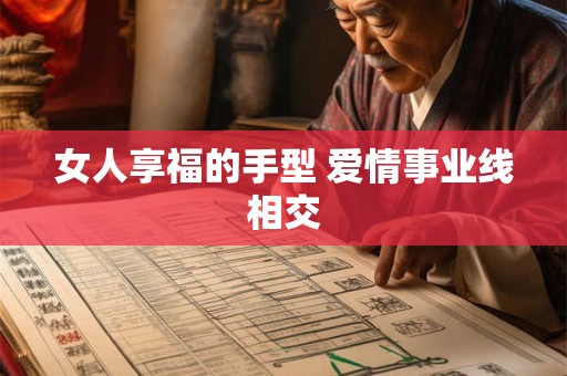 女人享福的手型 爱情事业线相交