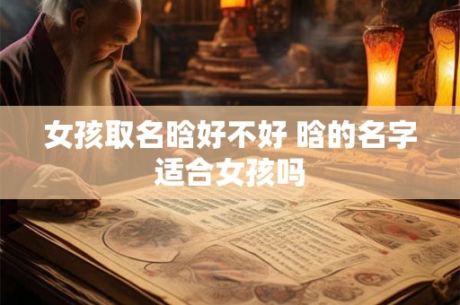 女孩取名晗好不好 晗的名字适合女孩吗