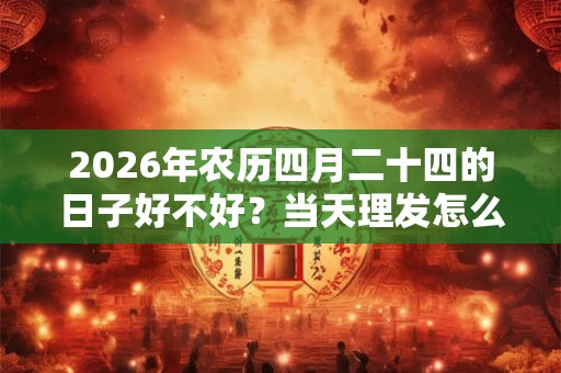 2026年农历四月二十四的日子好不好?当天理发怎么样? 2026年农历四月二十四的日子好不好?当天理发怎么样?
