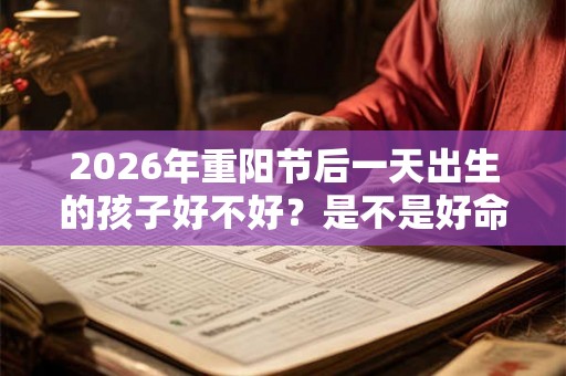 2026年重阳节后一天出生的孩子好不好？是不是好命？