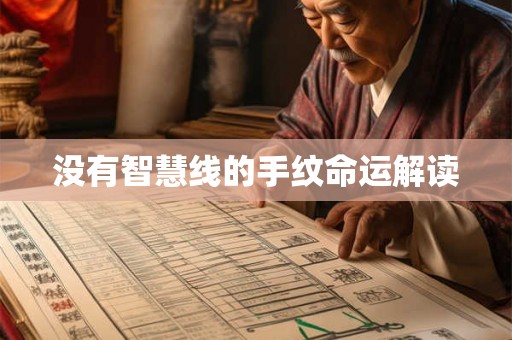 没有智慧线的手纹命运解读