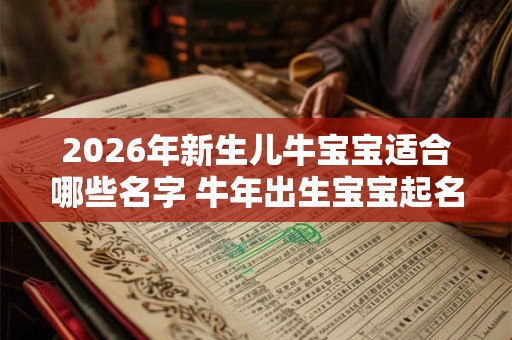 2026年新生儿牛宝宝适合哪些名字 牛年出生宝宝起名 2026年新生儿牛宝宝适合哪些名字 牛年出生宝宝起名