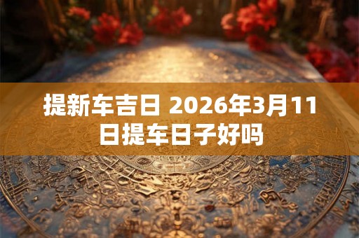 提新车吉日 2026年3月11日提车日子好吗 提新车吉日 2026年3月11日提车日子好吗