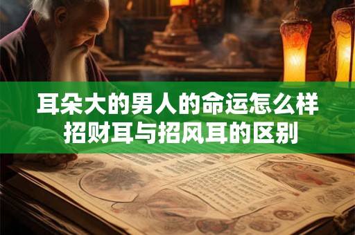 耳朵大的男人的命运怎么样 招财耳与招风耳的区别