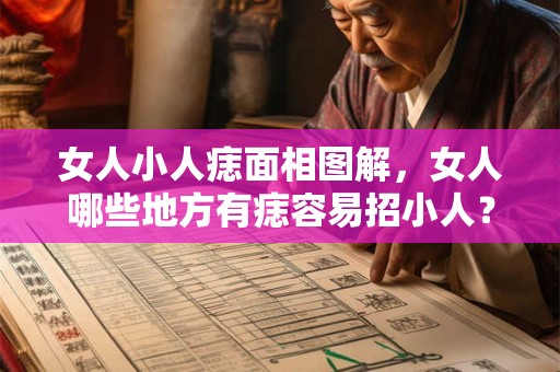 女人小人痣面相图解，女人哪些地方有痣容易招小人？