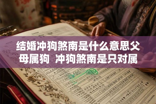 结婚冲狗煞南是什么意思父母属狗  冲狗煞南是只对属狗的不利吗