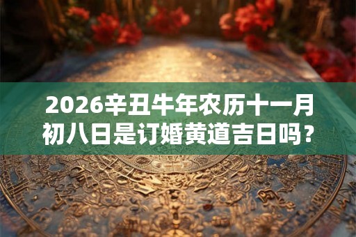 2026辛丑牛年农历十一月初八日是订婚黄道吉日吗？