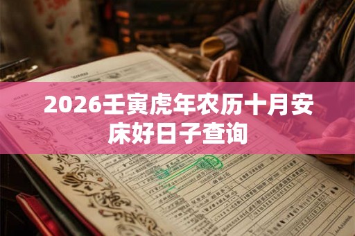 2026壬寅虎年农历十月安床好日子查询