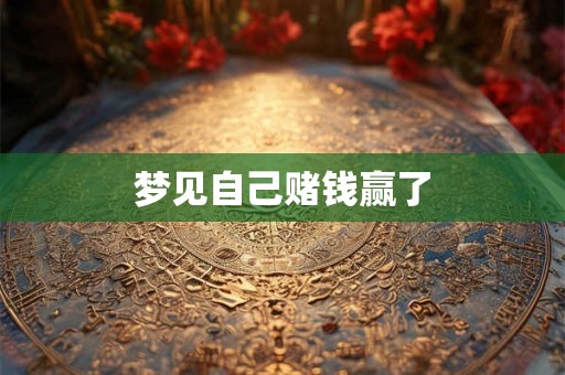 梦见自己赌钱赢了