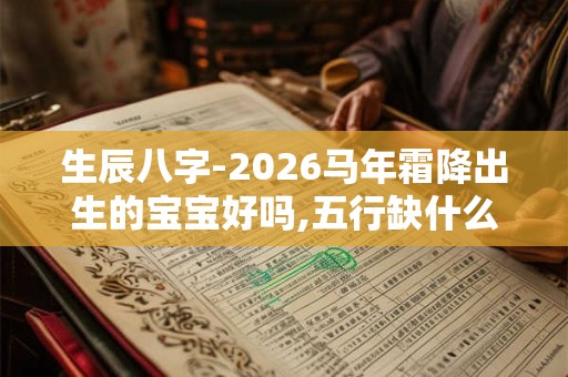 生辰八字-2026马年霜降出生的宝宝好吗,五行缺什么