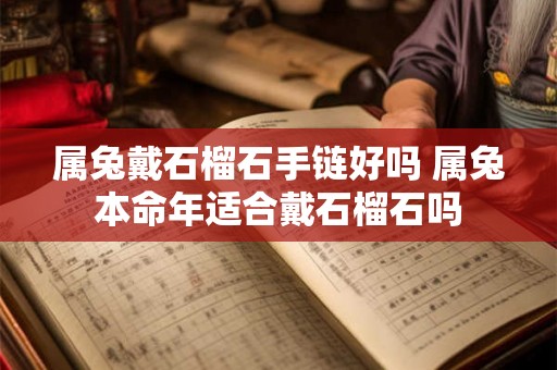 属兔戴石榴石手链好吗 属兔本命年适合戴石榴石吗 属兔戴石榴石手链好吗 属兔本命年适合戴石榴石吗