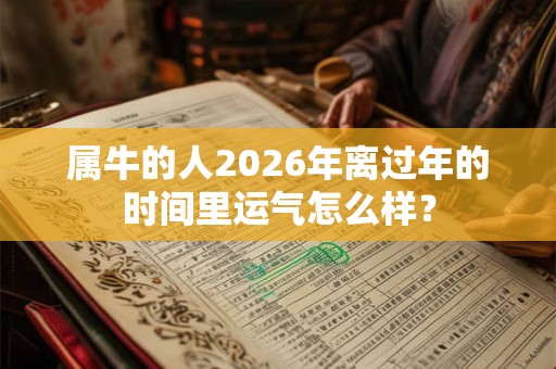 属牛的人2026年离过年的时间里运气怎么样？