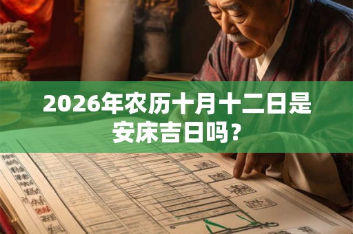 2026年农历十月十二日是安床吉日吗？