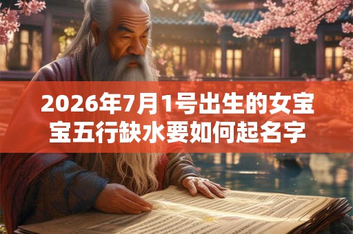 2026年7月1号出生的女宝宝五行缺水要如何起名字 2026年7月1号出生的女宝宝五行缺水要如何起名字