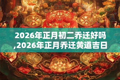 2026年正月初二乔迁好吗,2026年正月乔迁黄道吉日 2026年正月初二乔迁好吗,2026年正月乔迁黄道吉日