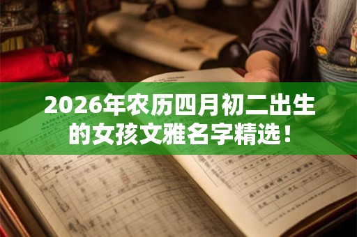 2026年农历四月初二出生的女孩文雅名字精选！