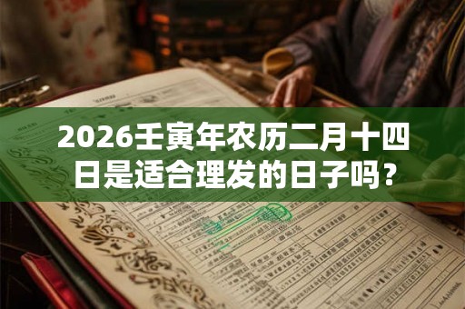2026壬寅年农历二月十四日是适合理发的日子吗? 2026壬寅年农历二月十四日是适合理发的日子吗?