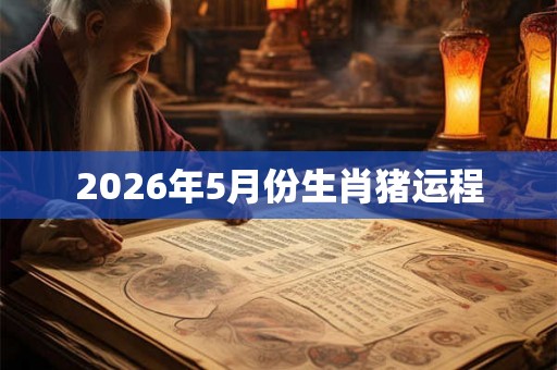 2026年5月份生肖猪运程