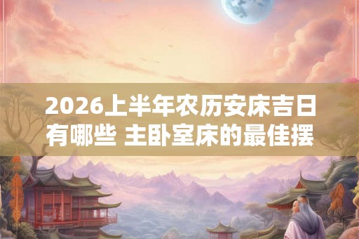 2026上半年农历安床吉日有哪些 主卧室床的最佳摆放