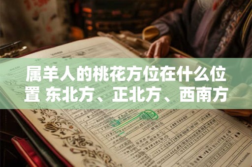 属羊人的桃花方位在什么位置 东北方、正北方、西南方