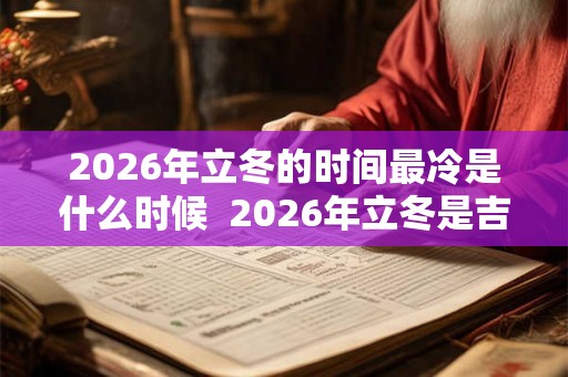 2026年立冬的时间最冷是什么时候 2026年立冬是吉日吗 2026年立冬的时间最冷是什么时候 2026年立冬是吉日吗