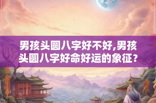 男孩头圆八字好不好,男孩头圆八字好命好运的象征？