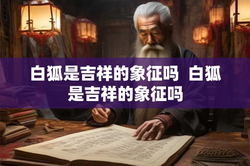 白狐是吉祥的象征吗  白狐是吉祥的象征吗