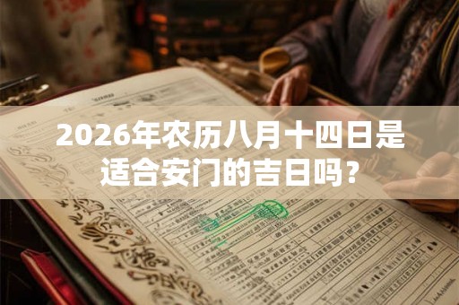 2026年农历八月十四日是适合安门的吉日吗？