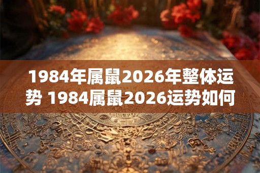 1984年属鼠2026年整体运势 1984属鼠2026运势如何