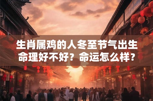 生肖属鸡的人冬至节气出生命理好不好？命运怎么样？