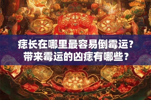 痣长在哪里最容易倒霉运?带来霉运的凶痣有哪些? 痣长在哪里最容易倒霉运?带来霉运的凶痣有哪些?
