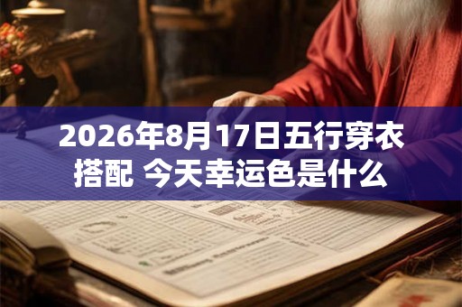 2026年8月17日五行穿衣搭配 今天幸运色是什么