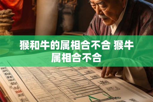 猴和牛的属相合不合 猴牛属相合不合