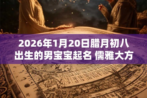 2026年1月20日腊月初八出生的男宝宝起名 儒雅大方